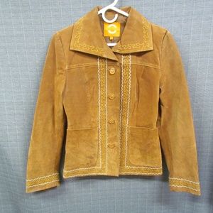Vintage Stradivarius Suede Jacket